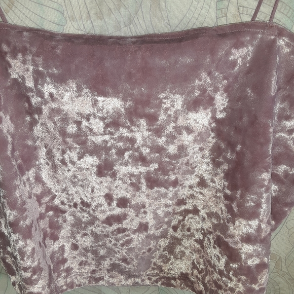 Aeropostale Velvet Cropped Cami - Picture 3 of 8